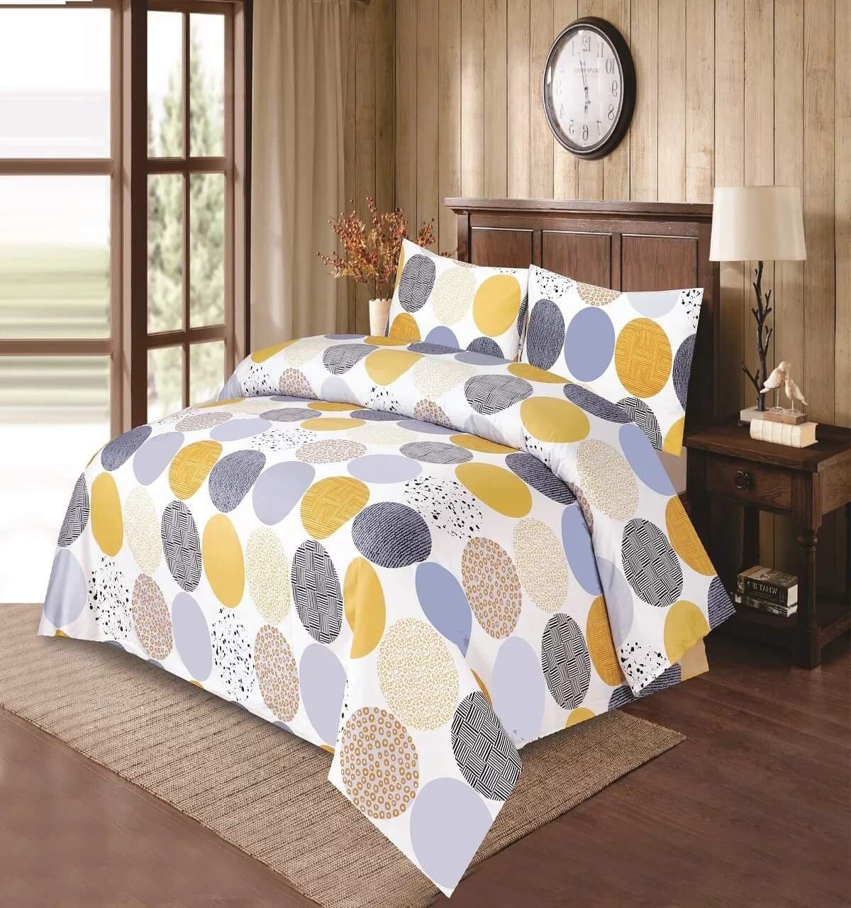 Cotton Satin King Bed Sheet Set # 160