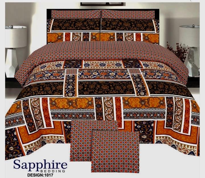 Sapphire King Bed Sheet # 1017