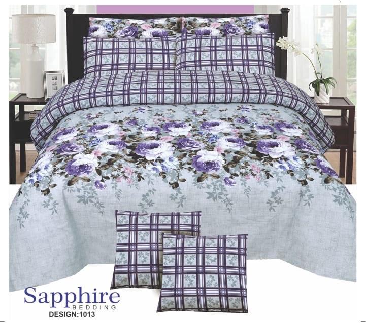 Sapphire King Bed Sheet # 1013
