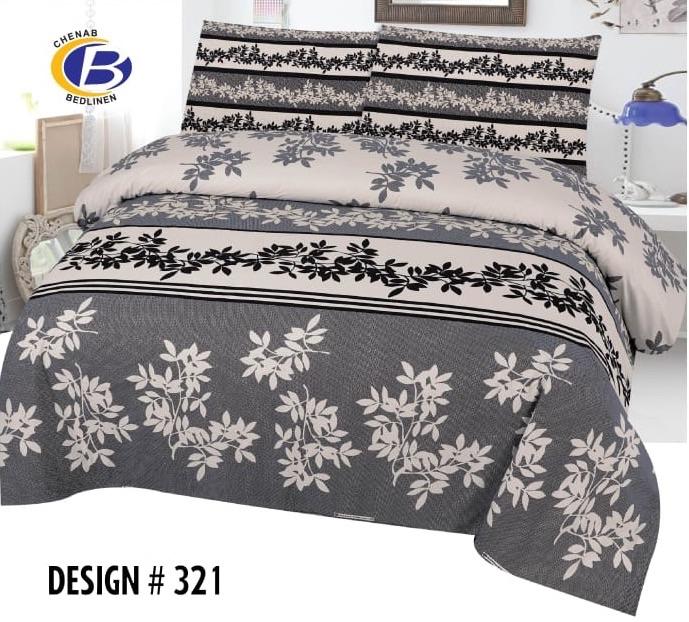 Chenab King Bed Sheet-321