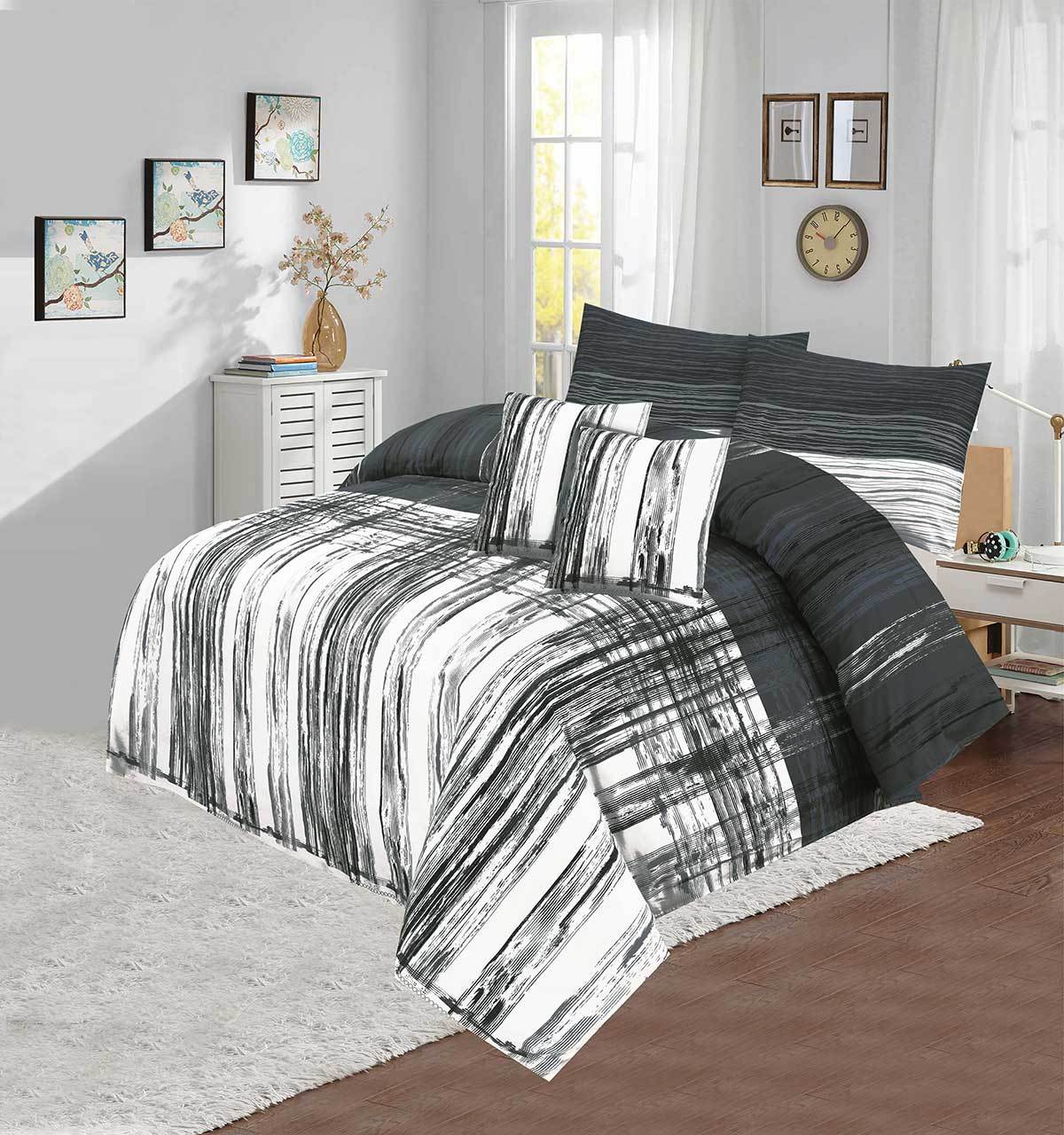 Cotton Satin King Bed Sheet -116