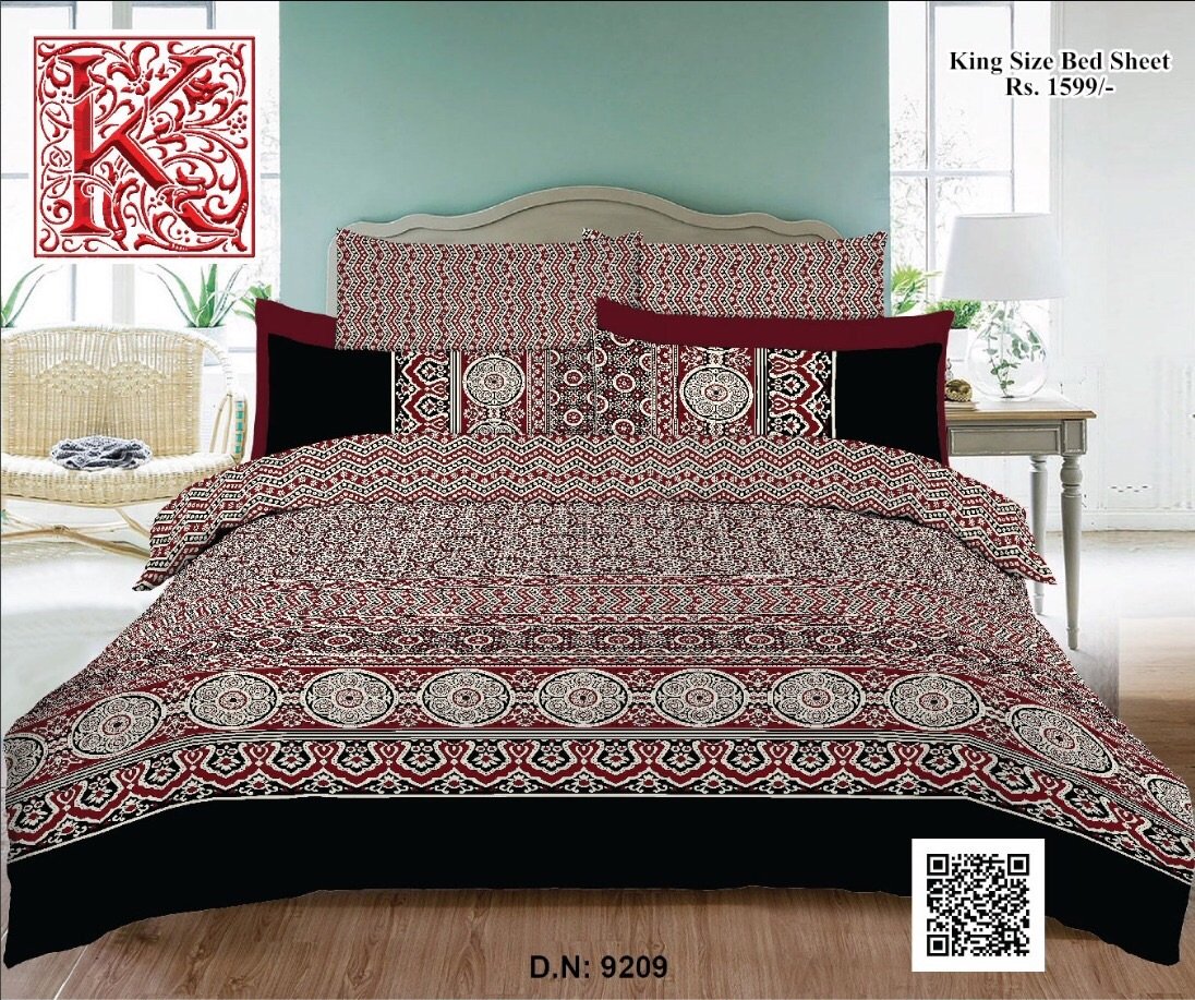 King Bed Sheet Set- 9209 1