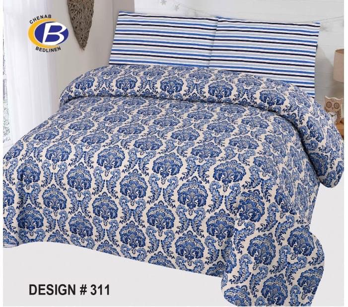 Chenab King Bed Sheet-311