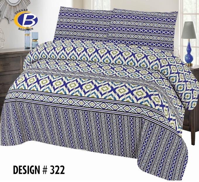 Chenab King Bed Sheet-322