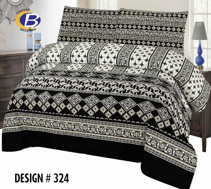 Chenab King Bed Sheet-324